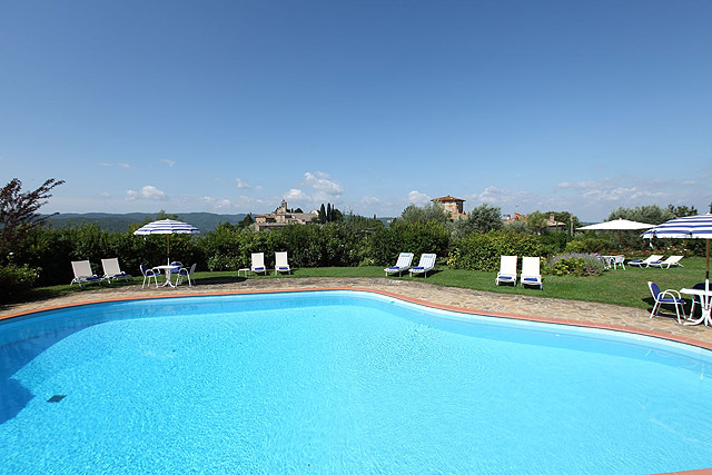 Villa le Barone Swimming Pool, in the Heart of Chianti