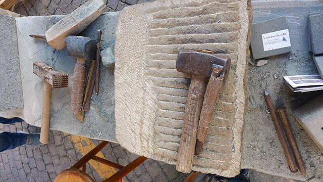 Stone workers' tools  