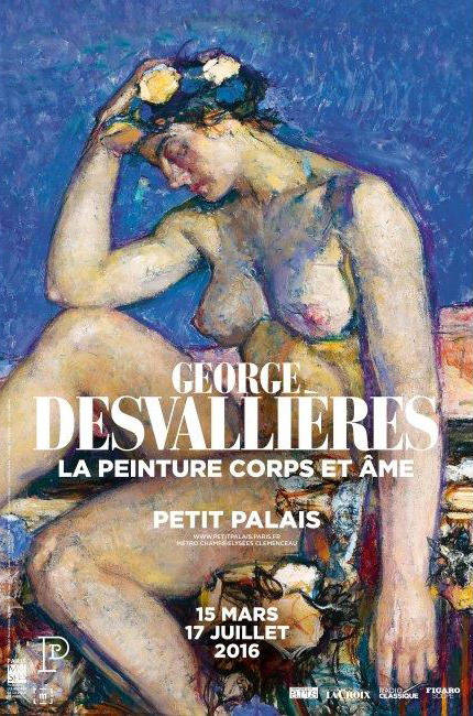 Poster of the exhibition "George Desvallières"  Paris