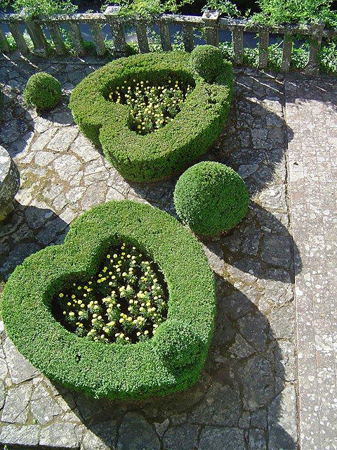 Villa le Barone: the heart garden
