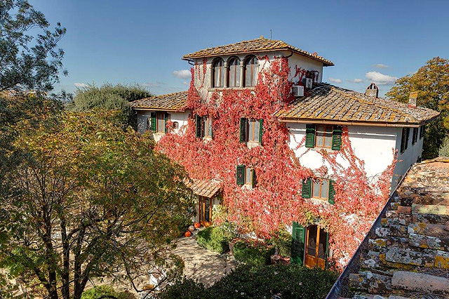 Chianti: Villa le Barone in autumn 