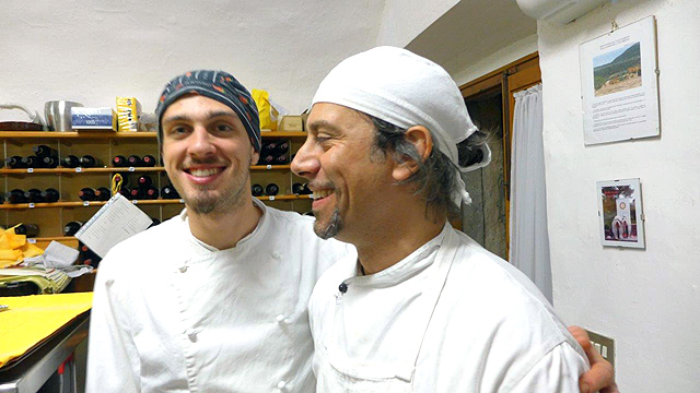 Villa le Barone' tuscan cooks Alessio e Tommaso 